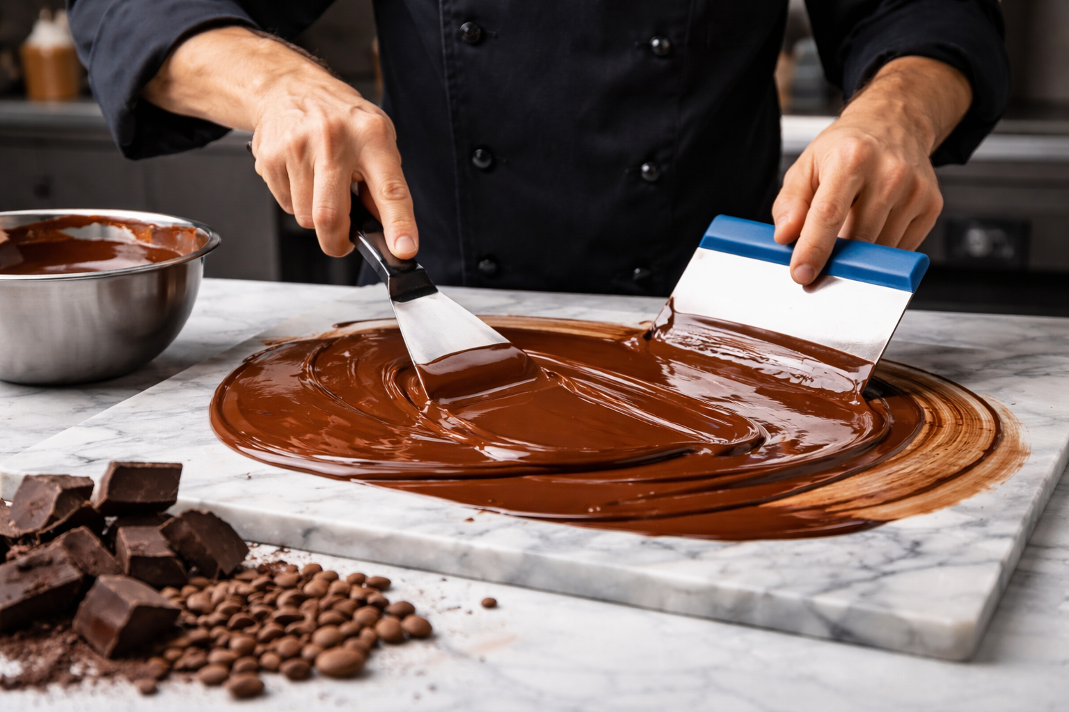 Tempérage du chocolat : maîtriser les courbes pour un résultat professionnel